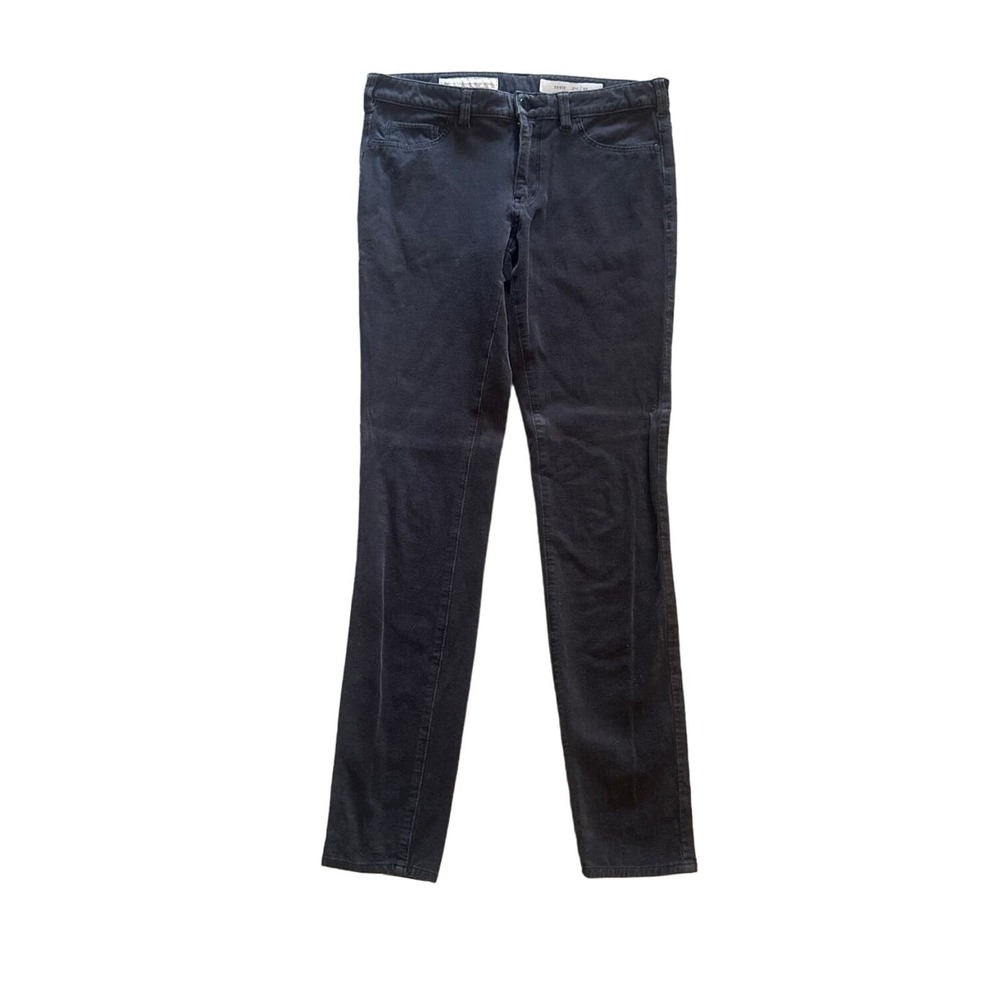 Women 27 Anthropologie Pilcro Letterpress Serif Gray Corduroy Pants Straight Leg